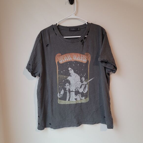 Junk Food Star Wars T Shirt Size XL Distressed Grunge Destroyed Top - Picture 1 of 6